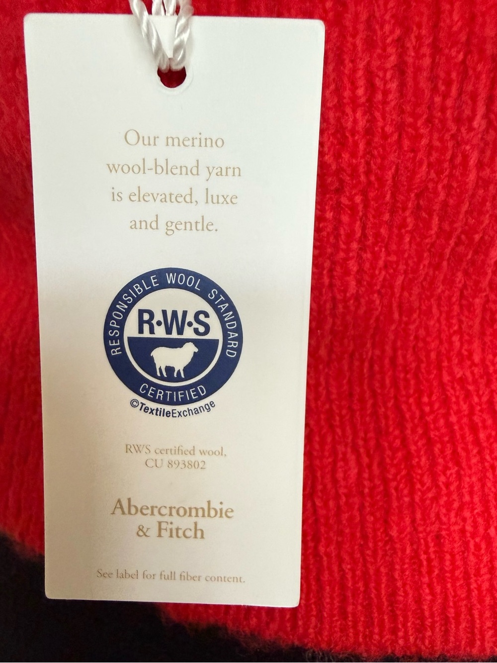 Abercrombie & Fitch Vibrant Red Short-Sleeve Classic Cardigan Ladies Sz Sm - Picture 6 of 6
